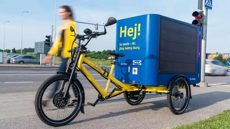 Furgon helyett cargo bringa? Így reagálta le az IKEA a belvárosi logisztika rémálmát